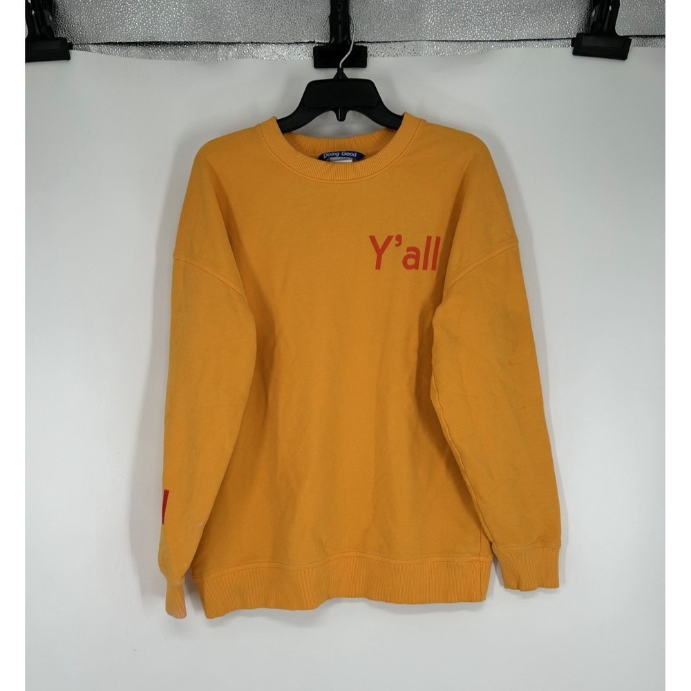 Outdoor Voices Sweatshirt Yallβ Graphic Crewneck Sweatshirt Pullover Womens XS